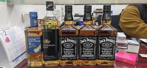 値下げします。　ウイスキーSET　AO、Legendary Scot、Jack Daniel's