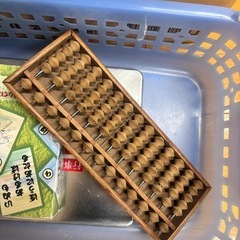 交渉中　そろばん