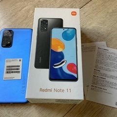 Xiaomi 　Redmi Note 11 　中古　箱あり　付属...