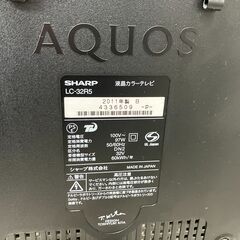 シャープ　32型LED AQUOS LC-32R5ハイビジョン液晶テレビ 2011年製の画像