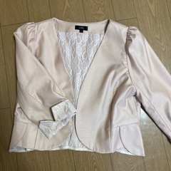卒業式入学式結婚式にワンピースとボレロセットの画像