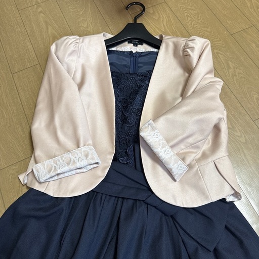 卒業式入学式結婚式にワンピースとボレロセット