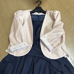 卒業式入学式結婚式にワンピースとボレロセットの画像