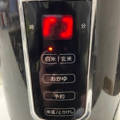 ☆値下げ☆I2502-834 A-stage 1.5合炊き炊飯器 ブラック GRC-H15B 最大炊飯容量 0.27L 2019年製 通電確認済み キズ 汚れあり 現状お渡しの画像