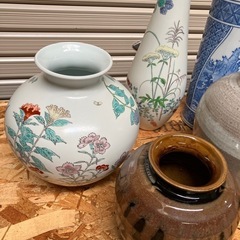 有田焼など花瓶まとめ売りの画像
