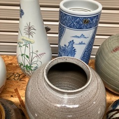 有田焼など花瓶まとめ売りの画像