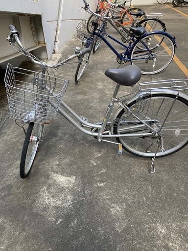 自転車と空気入れ　取引中