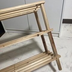 3段シューズラックの画像