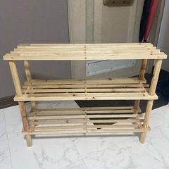 3段シューズラック