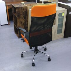 ニトリ リクライニングワークチェア インバネス メッシュ ブラック ハイバックチェア ロッキング 札幌 手稲の画像