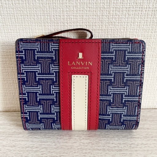 【極美品】LANVIN COLLECTION  フェリア 折りたたみ財布