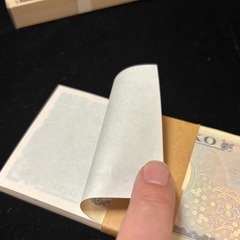 壱万円札風百万円メモ帳　ティッシュ　ねずみ小僧風ぽち袋　おまけ/のし紙風付箋の画像