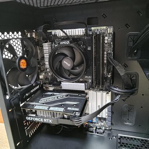 ゲーミングデスクトップPC Ryzen7 5700X RTX4060 メモリ32GB WiFi Bluetooth Win11Pro Office付き