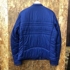 【A521】中綿ライダースジャケット DIESEL  ブルーの画像