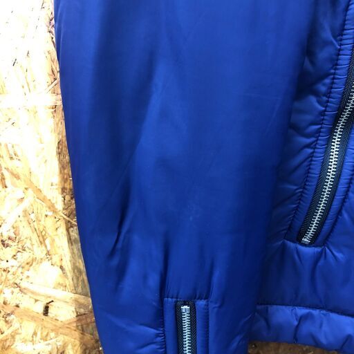 A521】中綿ライダースジャケット DIESEL ブルー 衣類 和歌山 岩出市