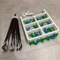 洗濯ハンガーとタオルハンガーの画像