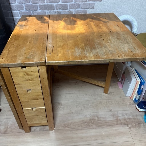 あと少しで削除します★　IKEA イケア NORDEN ノールデン ゲートレッグテーブル ダイニングテーブル　