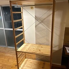 パイン材 ユニットシェルフ ワードローブの中古が安い！激安で