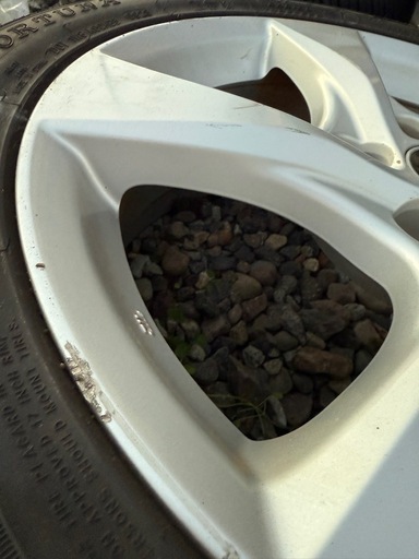 ほぼ新品 タイヤ付 トヨタ純正 エンケイ ホイール 17インチ 6.5j 5穴 114.3