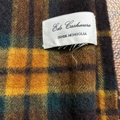 Eds Cashmere INNER MONGOLIAカシミヤ100%マフラー　の画像