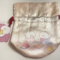 【レア】【未使用】うさまる リラックス 巾着 ★の画像