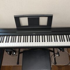 【引渡し3/5まで】YAMAHA P-45B 電子ピアノ（88鍵...