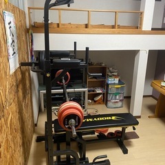【商談中】ベンチプレス・チンニングセットの画像