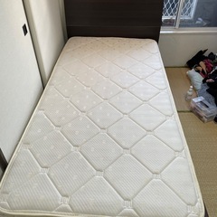 シングルベッドマット付きの画像