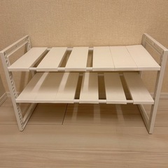 商談中)ニトリ/シンク下伸縮ラックの画像