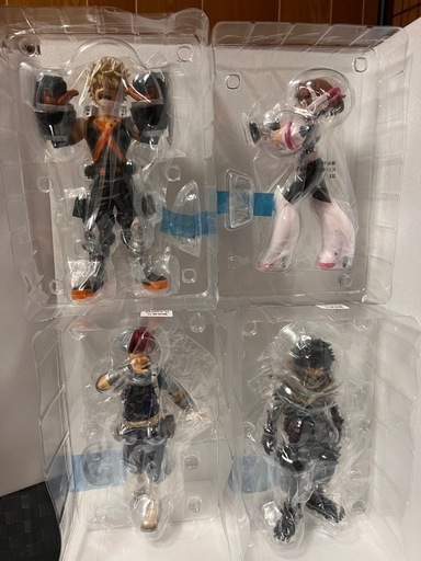 ★中古 フィギュア 一番くじ 僕のヒーローアカデミア ーVSー A賞 緑谷出久フィギュア＆B賞 爆豪勝己フィギュア＆C賞 麗日お茶子フ