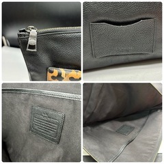 546 COACH クラッチバッグ ヒョウ柄の画像