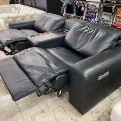 【愛品館 江戸川店】本革 2P電動リクライニングソファ NITORI（ニトリ）の画像