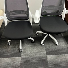 【未使用品】オフィスチェア 昇降式 4脚セット
