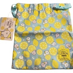 【レア】【未使用】うさまる レモン 巾着