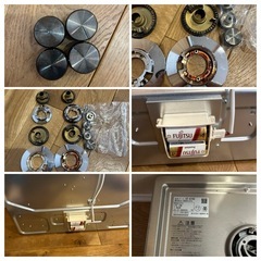 リンナイ　4口ガス　ドロップインコンロ　RD641STS LPガス用　シルバー　の画像