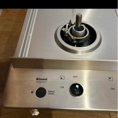 リンナイ　4口ガス　ドロップインコンロ　RD641STS LPガス用　シルバー　の画像