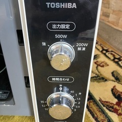 TOSHIBA 電子レンジ　ER-SM17(W) 2018年製　の画像