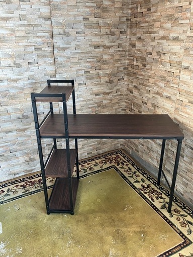 メーカー不明　パソコンデスク　机　横幅約100cm高さ約101cm 奥行き約40cm