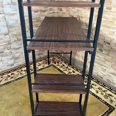 メーカー不明　パソコンデスク　机　横幅約100cm高さ約101cm 奥行き約40cm の画像
