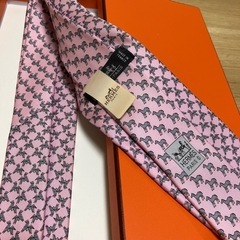 HERMES★馬★折り紙柄★ネクタイ★未使用品の画像