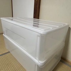 ニトリ　押入れ収納ケース　2つセット