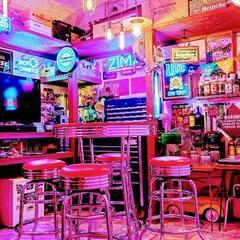 アメリカ雑貨・昭和レトロ雑貨・ネオン看板・パブミラー・アメリカ標識・カリモク60・ヴィンテージ物・ガレージ内の物全て放出！の画像