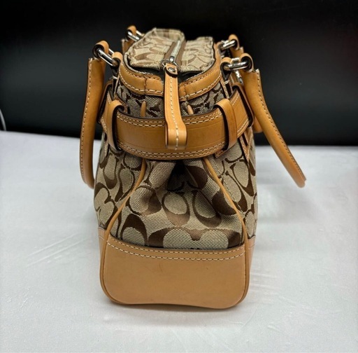 547 美品 COACH シグネチャー ハンドバッグ トートバッグ 肩掛け