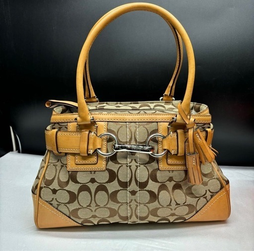 547 美品 COACH シグネチャー ハンドバッグ トートバッグ 肩掛け