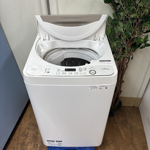 I353 ? SHARP 洗濯機 （4.5㎏） ⭐ 動作確認済 ⭐ クリーニング済