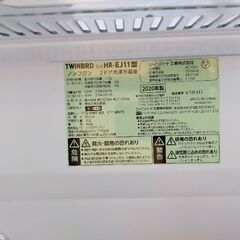 【ツインバード】HR-EJ11 2ドアノンフロン冷凍冷蔵庫の画像