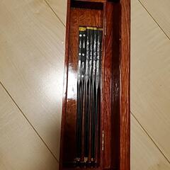 箸入れ 箸３膳の画像