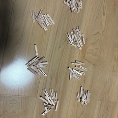 木製洗濯バサミ70個