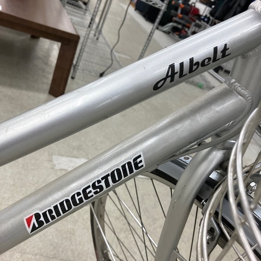 K2502-147 配送不可 BRIDGESTONE シティサイクル 自転車 Albelt 鍵付き