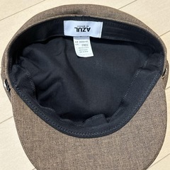 AZUL!ブラウン ワークキャップ ロープデザインの画像